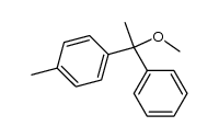 1-Phenyl-1-p-tolyl-aethyl-methylaether Structure