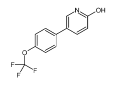 5-[4-(trifluoromethoxy)phenyl]-1H-pyridin-2-one结构式