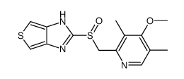 2-(4-methoxy-3,5-dimethyl-2-picolylsulfinyl)-1H-thieno[3,4-d]imidazole Structure