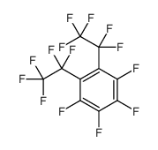 1,2,3,4-tetrafluoro-5,6-bis(1,1,2,2,2-pentafluoroethyl)benzene Structure