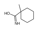 1-methylcyclohexane-1-carboxamide结构式