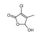 3-chloro-4-methyl-5-hydroxy-2(5H)-furanone structure