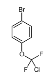1-bromo-4-[chloro(difluoro)methoxy]benzene结构式
