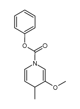 phenyl 3-methoxy-4-methylpyridine-1(4H)-carboxylate Structure