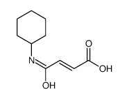 4-(cyclohexylamino)-4-oxobut-2-enoic acid Structure
