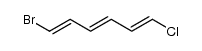 (1E,3E,5E)-1-bromo-6-chlorohexa-1,3,5-triene结构式