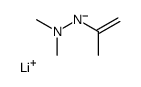 Lithium, [2-(dimethylhydrazono)propyl]结构式