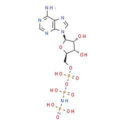 formycin A 5'-(betagamma-imido)triphosphate结构式