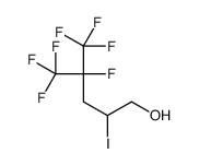 4,5,5,5-TETRAFLUORO-4-TRIFLUOROMETHYL-2-IODOPENTAN-1-OL结构式