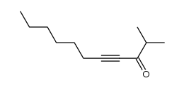 2-methyl-4-undecyn-3-one结构式