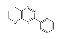 1,2,4-Triazine,5-ethoxy-6-methyl-3-phenyl-(9CI)结构式