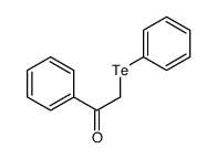 1-phenyl-2-phenyltellanylethanone Structure