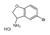5-溴-2,3-二氢苯并呋喃-3-胺盐酸盐结构式