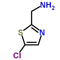 1-(5-Chloro-1,3-thiazol-2-yl)methanamine结构式