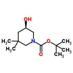 (5R)-5-羟基-3,3-二甲基哌啶-1-甲酸叔丁酯图片