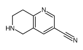 5,6,7,8-tetrahydro-1,6-naphthyridine-3-carbonitrile Structure