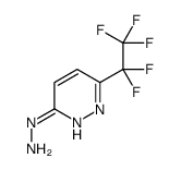 3-Hydrazino-6-(pentafluoroethyl)pyridazine Structure