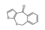 4,9-Dihydrobenzo[e]thieno[2,3-b]thiepin-4-one结构式