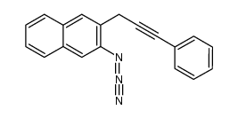 2-azido-3-(3-phenylprop-2-ynyl)naphthalene Structure