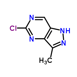 5-Chloro-3-methyl-1H-pyrazolo[4,3-d]pyrimidine结构式