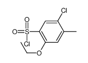 5-chloro-2-ethoxy-4-methylbenzenesulfonyl chloride(SALTDATA: FREE)结构式