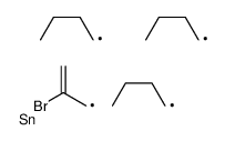 2-bromoprop-2-enyl(tributyl)stannane结构式