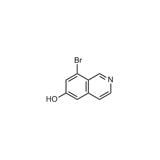 8-Bromoisoquinolin-6-ol Structure