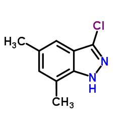 3-Chloro-5,7-dimethyl-1H-indazole图片