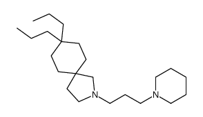 2-(3-piperidin-1-ylpropyl)-8,8-dipropyl-2-azaspiro[4.5]decane Structure