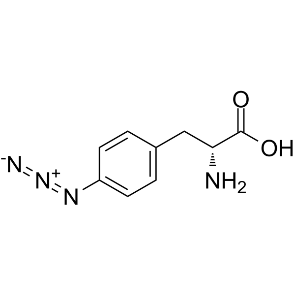 4-叠氮基-D-苯丙氨酸结构式