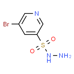 5-bromopyridine-3-sulfonohydrazide Structure