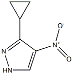 3-Cyclopropyl-4-nitro-1H-pyrazole structure