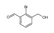 2-bromo-3-(hydroxymethyl)benzaldehyde Structure