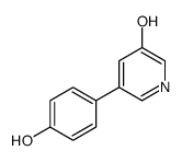 5-(4-hydroxyphenyl)pyridin-3-ol结构式