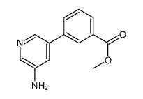 methyl 3-(5-aminopyridin-3-yl)benzoate结构式