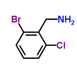 1-(2-Bromo-6-chlorophenyl)methanamine Structure