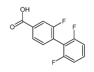 4-(2,6-difluorophenyl)-3-fluorobenzoic acid结构式
