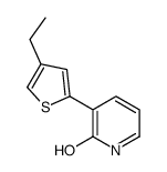 3-(4-ethylthiophen-2-yl)-1H-pyridin-2-one结构式