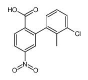2-(3-chloro-2-methylphenyl)-4-nitrobenzoic acid结构式
