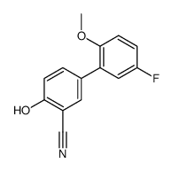 5-(5-fluoro-2-methoxyphenyl)-2-hydroxybenzonitrile结构式