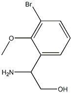 2-AMINO-2-(3-BROMO-2-METHOXYPHENYL)ETHAN-1-OL Structure