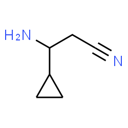 3-氨基-3-环丙基丙腈结构式