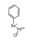 phenylselenol palladium(II) Cl Structure