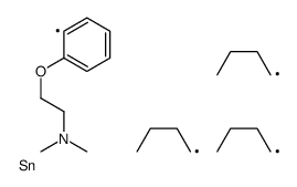N,N-dimethyl-2-(2-tributylstannylphenoxy)ethanamine结构式