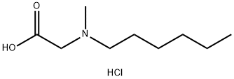 2-[hexyl(methyl)amino]acetic acid hydrochloride structure