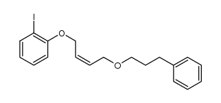 1-(3-((Z)-4-(2-iodophenoxy)but-2-enyloxy)propyl)benzene Structure