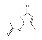 4-Methyl-5-acetoxy-2-furanone结构式