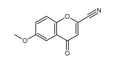 6-Methoxy-2-cyanochromone Structure
