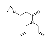 1-Aziridinepropanamide, N,N-di-2-propenyl- structure