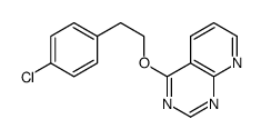 4-[2-(4-chlorophenyl)ethoxy]pyrido[2,3-d]pyrimidine结构式